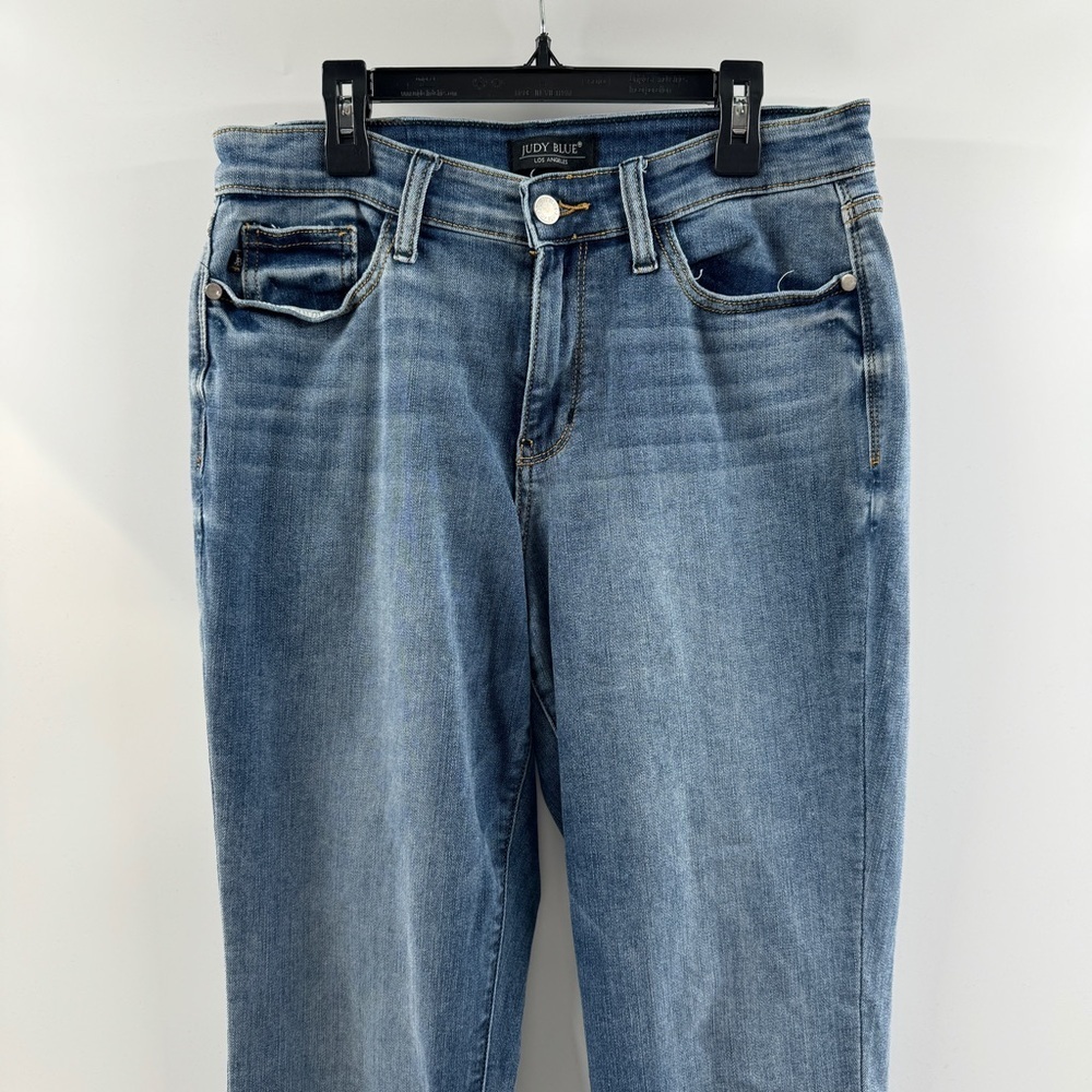 Judy Blue Women’s Medium Wash Slim Fit Jeans Zipper Fly Size 9/29 - Picture 3 of 8
